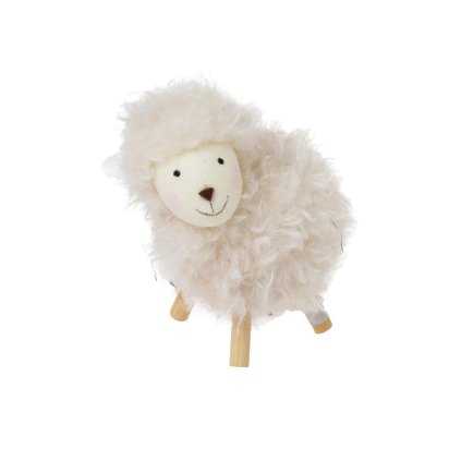 OVEČKA STOJACA BIELA 8CM