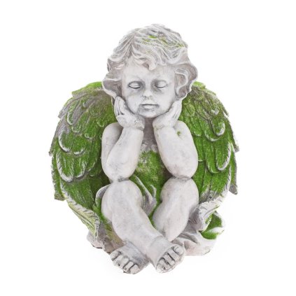 ANJEL POLYREZ 24x22x21CM ŠEDÝ