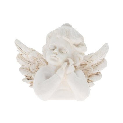 ANJEL SMÚTOČNÝ BIELY 22*12.5*17CM