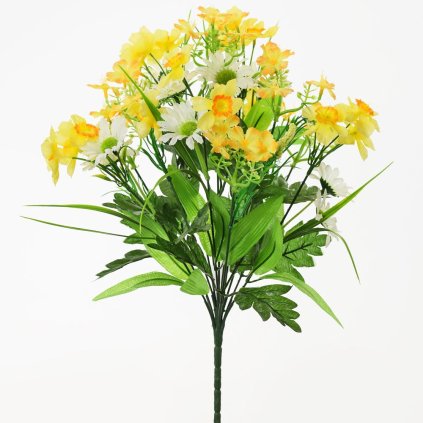 KYTICA JARNÁ NARCIS+MARGARÉTY 40CM SUPER CENA!