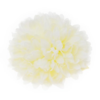 HLAVA CHRYZANTÉMA 10 CM, KRÉMOVÁ