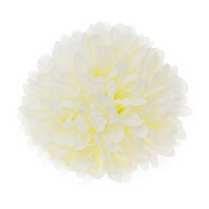 HLAVA CHRYZANTÉMA 12CM, KRÉMOVÁ