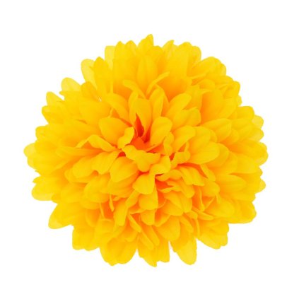 HLAVA CHRYZANTÉMA 12CM, ŽLTÁ
