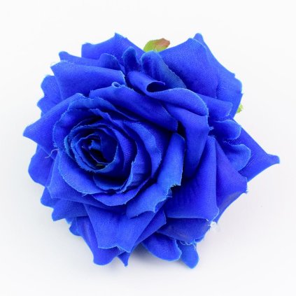 HLAVA RUŽA - TMAVO MODRÁ P:8CM