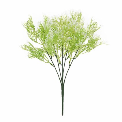 ZELEŇ BIELE DROBNÉ GULIČKY 32CM