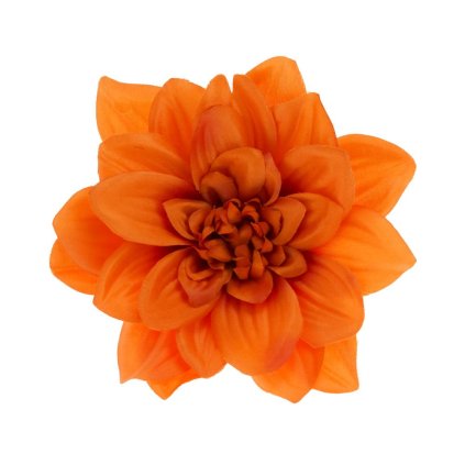 HLAVA DAHLIA 14CM  ORANŽOVÁ