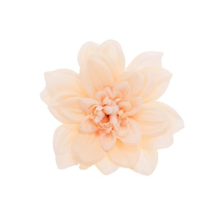 HLAVA DAHLIA - SVETLO ORANŽOVÁ, 14CM