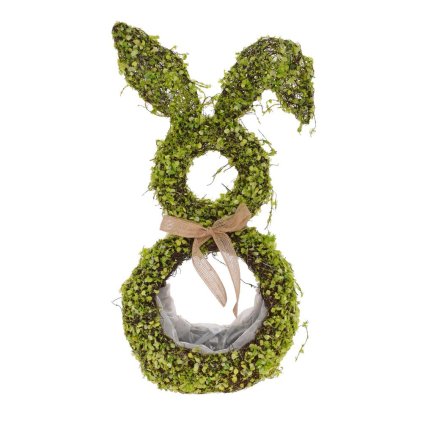 ZAJAC KOŠÍK ŽLT/ZEL RATAN 26*15*49CM