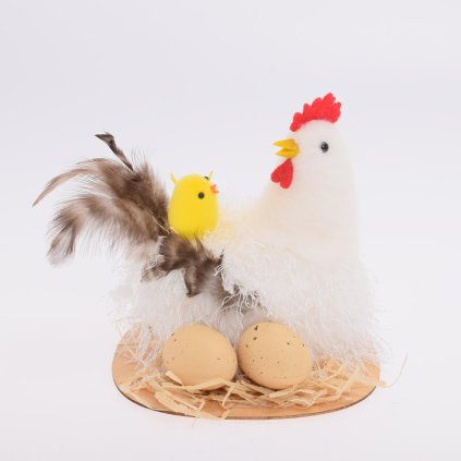 SLIEPKA S KURIATKOM V HNIEZDE 13CM