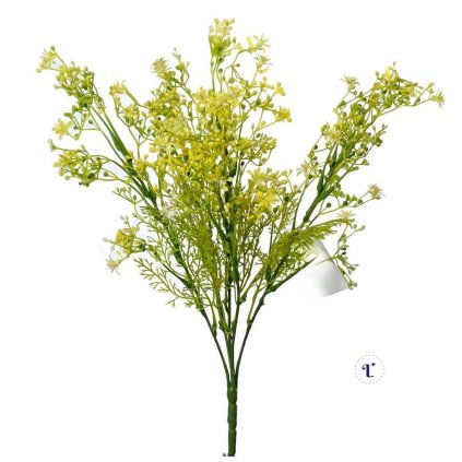 UMELÁ ZELEŇ GYPSA ŽLTÁ 40CM