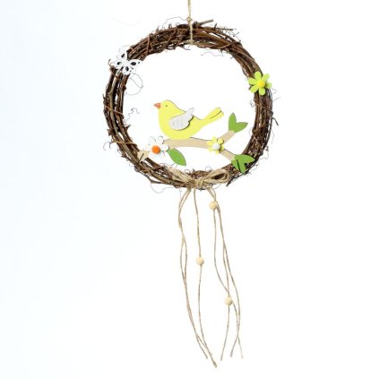 VENIEC S VTÁKOM PRÚTENÝ PRIEM.18CM