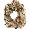 Handmade veniec z preparovanej sušiny - hnedý, 49cm