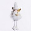 Anjelik biely s visiacimi nohami vianočná dekorácia 19CM