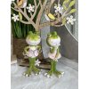 Keramická dekorácia - žaby cena za 1 ks