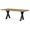 Jedálenský stôl, 200x100x75 cm, masív dub
