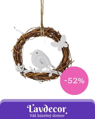 🐦 Jemný detail za super cenu 🐦 Tento milý závesný venček s vtáčikom krásne doplní jarnú aj celoročnú výzdobu domova....