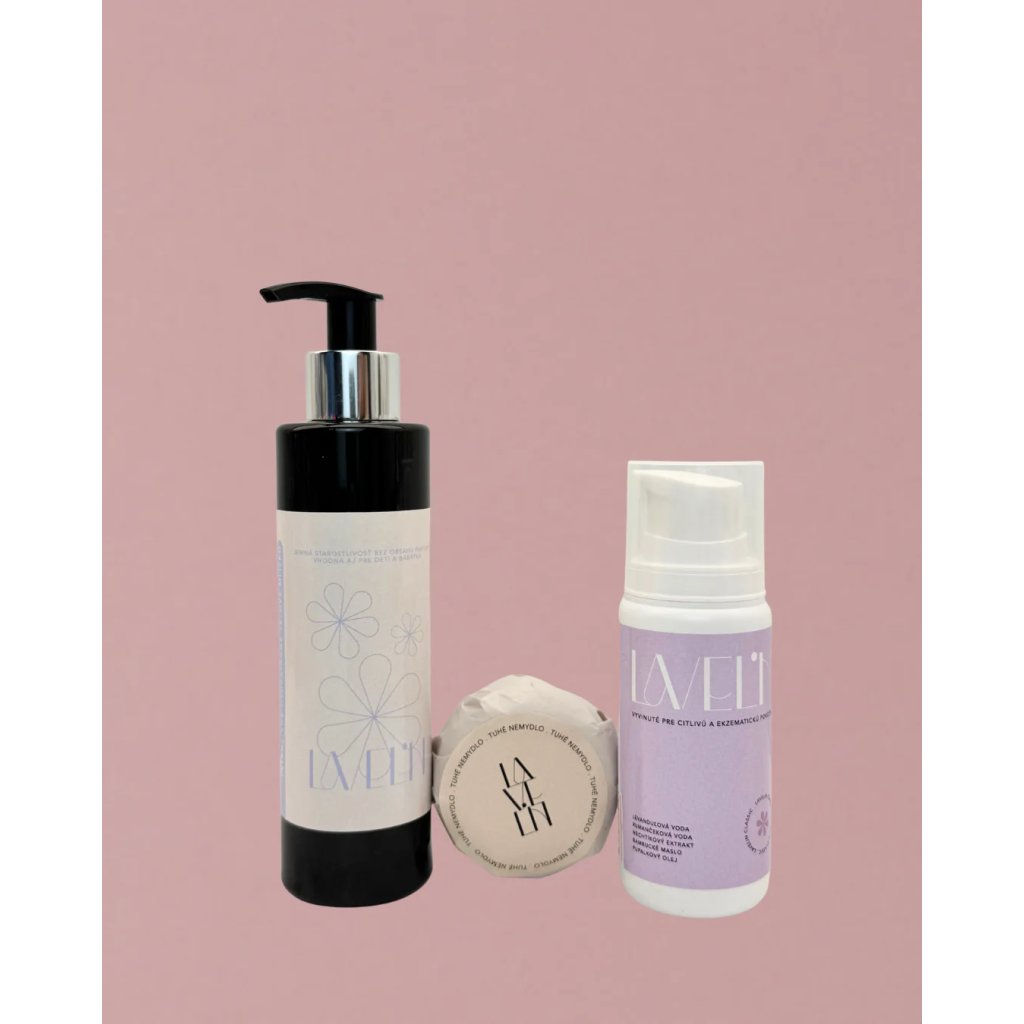 Citlivá pokožka - set produktov starostlivosti