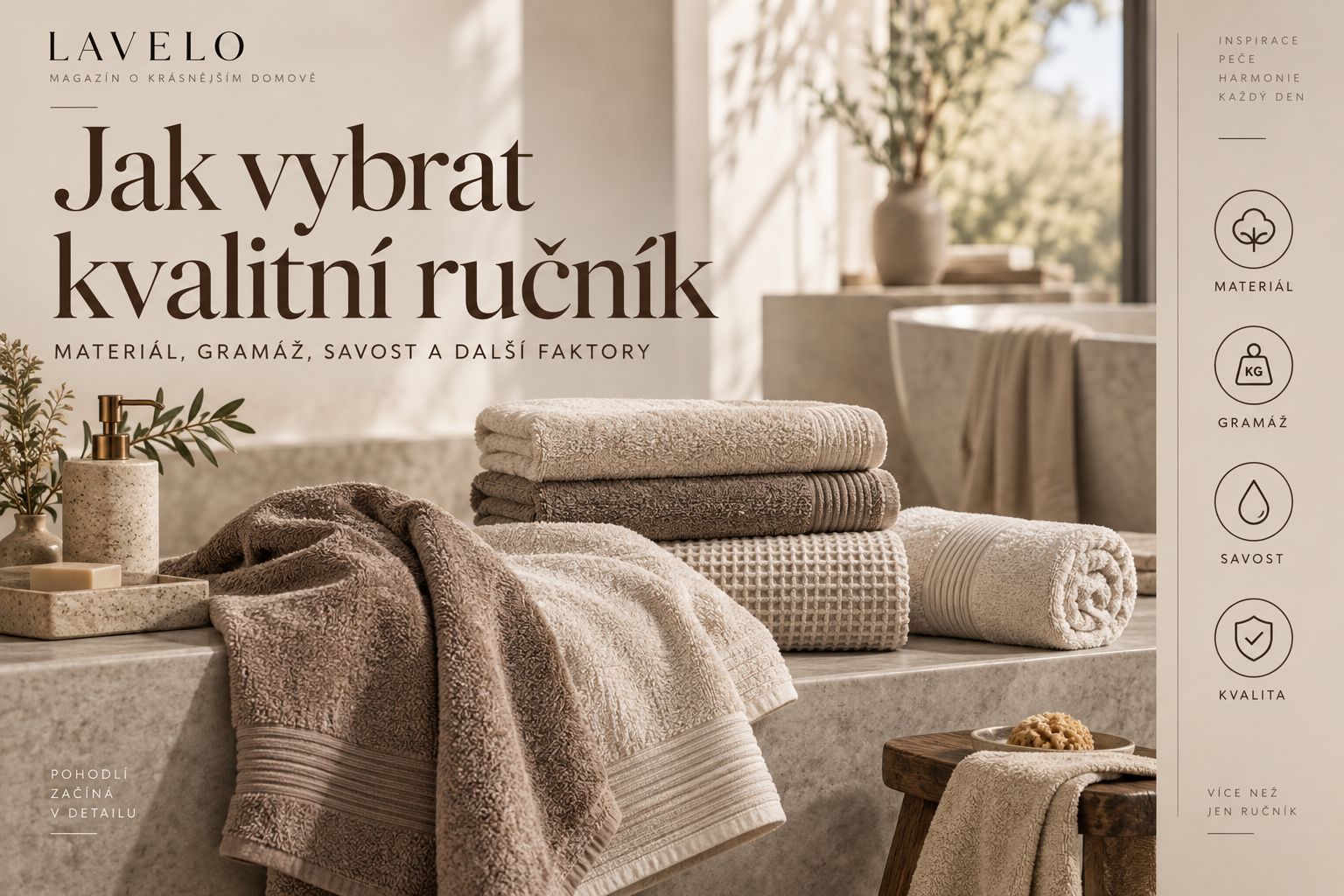 Jak vybrat kvalitní ručník