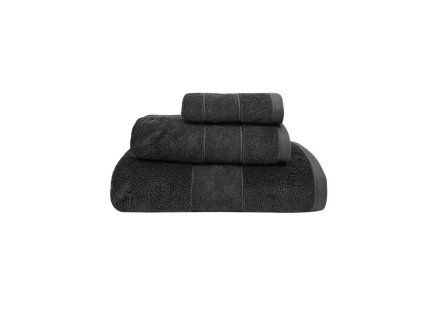 Bambusový ručník 600 g/m² | Casa Lusso - černá