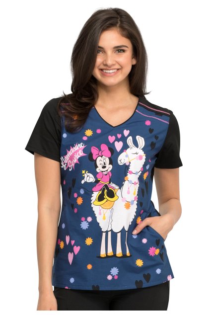 zdravotnicka-halena-disney-s-potiskem-minie-tf608-mnls-01