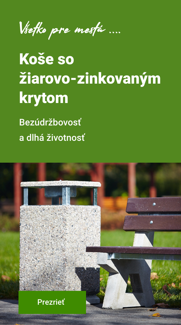 Betónové koše - Kryty žiarový zinok
