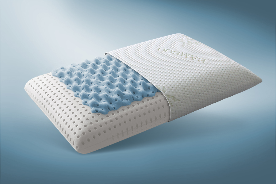 Lavinest Paměťový polštář ClimaActive Wellness modrý Rozměr: 42x72x12 cm