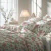 Rose rose Microfaser Bettwäsche Bett 3