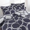 Kogge blau Microfaser Bettwäsche Bett 2 2
