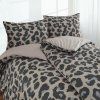 Benny beige Bambus Renforcé Bettwäsche Bett 2 2
