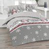Cesa grau Flanell Bettwäsche Bett 2