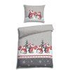 Kunio grau Flanell Bettwaesche 005 Bett1