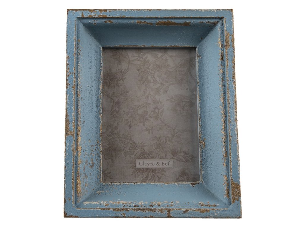 2f0861 picture frame 1317 cm blue wood rectangle