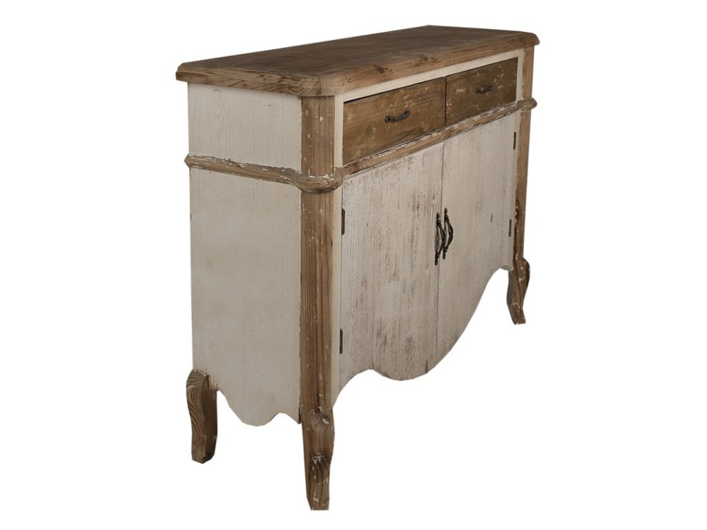 5h0652 dresser 120x38x92 cm brown beige wood (1)