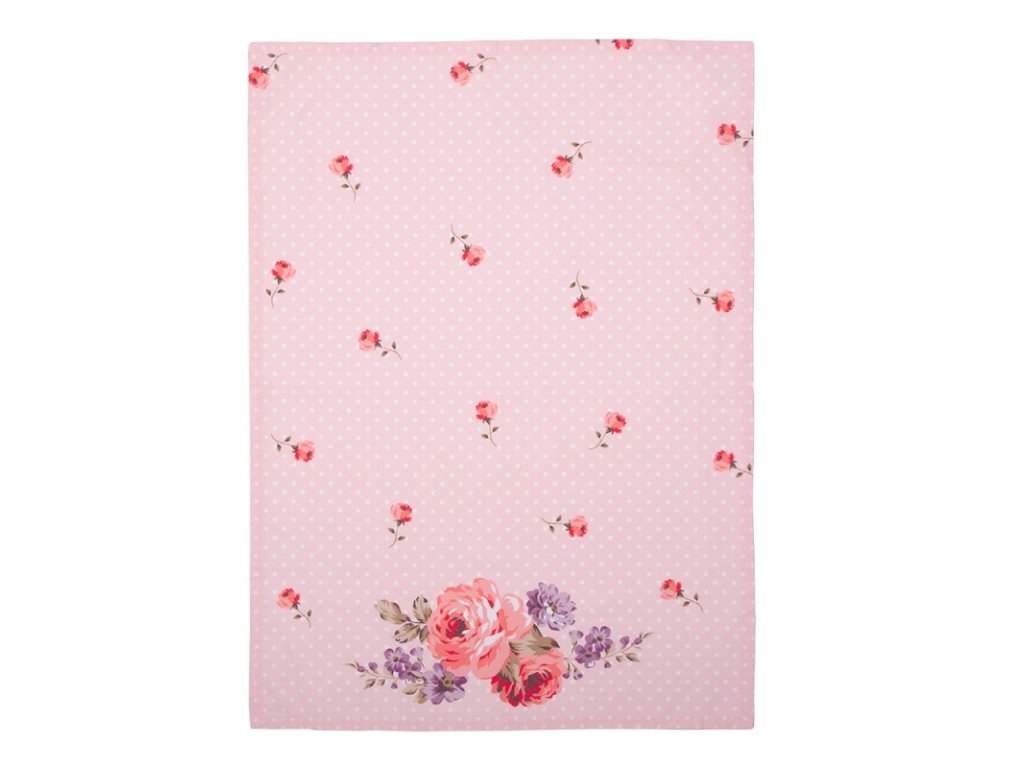 dtr42 dishcloth 5070 cm red violet white cotton roses rectangle dishcloth kitchen cloth (1)