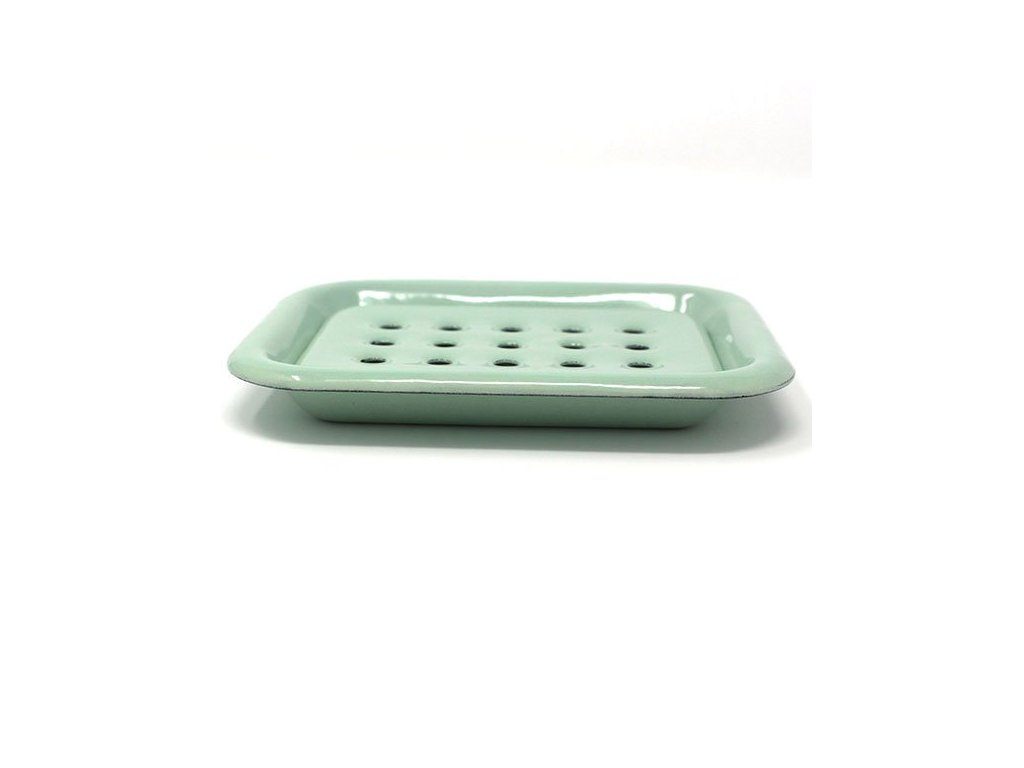 Muender Email Seifenschale Mint.829467a