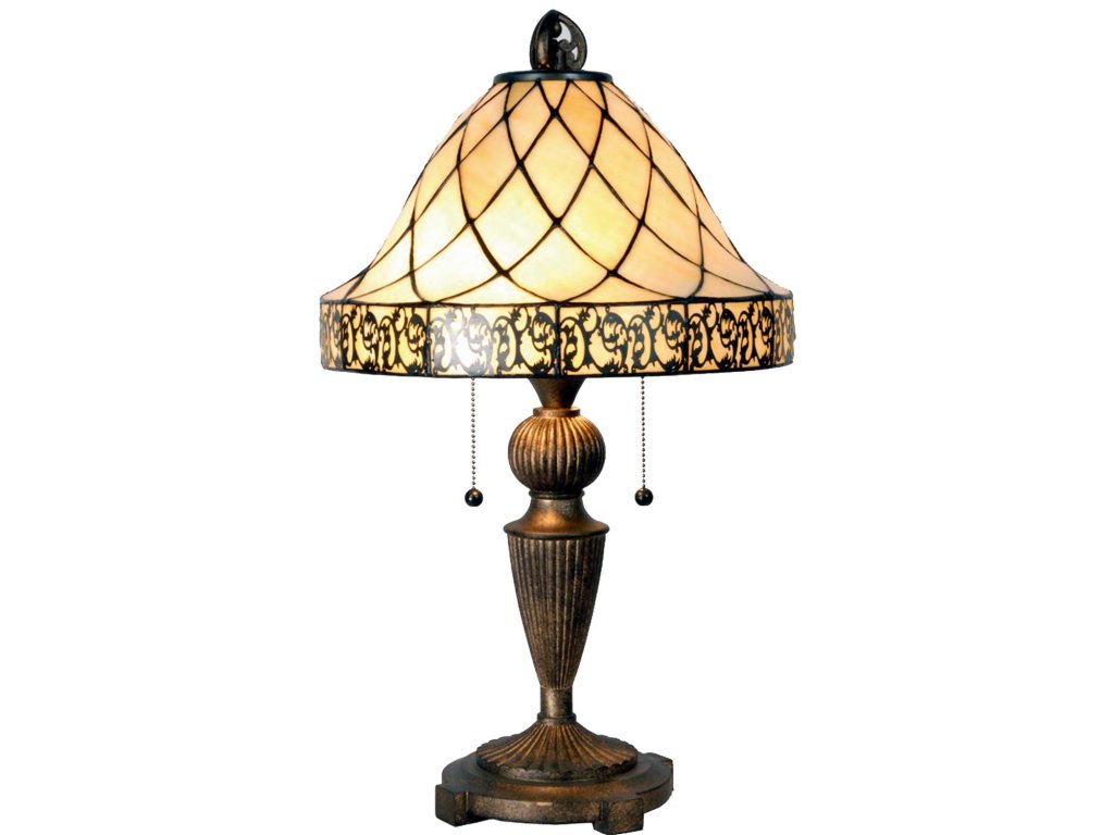 41511 stolni lampa tiffany 36 62 cm 2x e27 max 60w