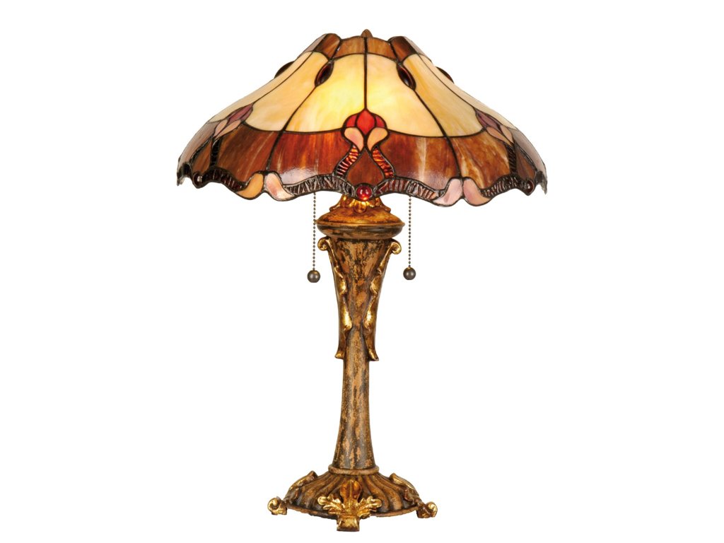 38720 stolni lampa tiffany 40 53 cm 2x e27 max 60w