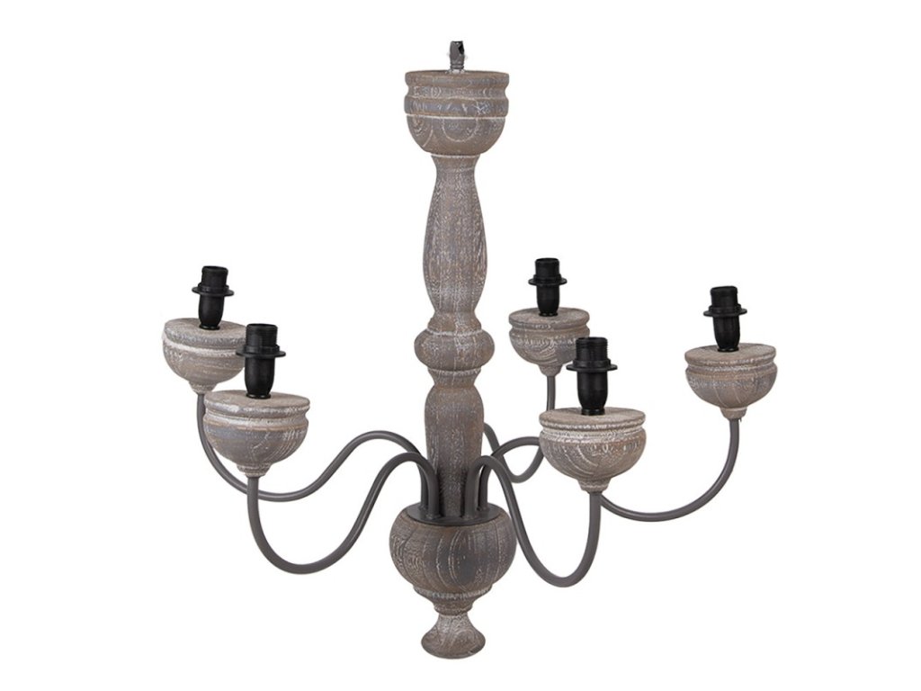 5lmp360 pendant lamp o 62x62 105 cm grey wood iron round