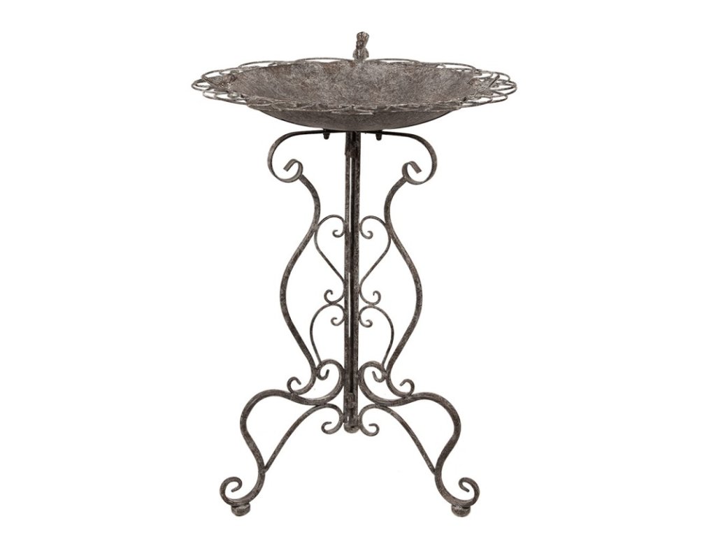 5y1203 bird feeder tray o 52x76 cm brown iron garden decoration