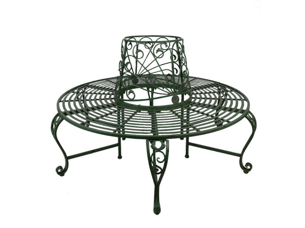 5y1197 garden bench o 152x89 cm green iron rectangle outdoor bench