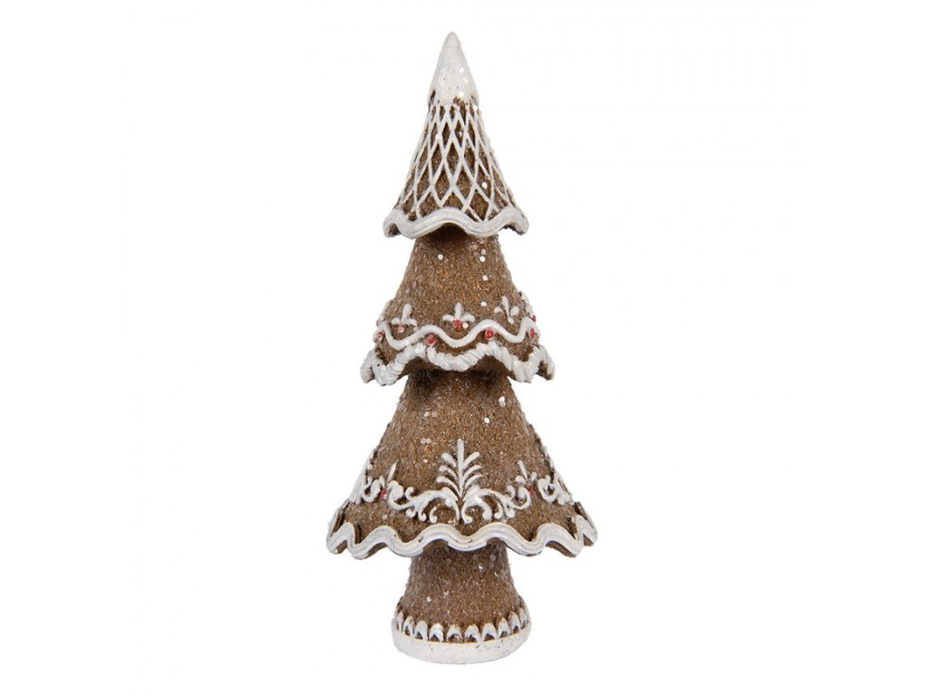 dekorace vanocni pernikovy stromek gingerbread tree 7511 cm
