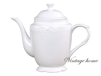 porcelanova cajova konvice s krajkou provence 1220 cm 09l