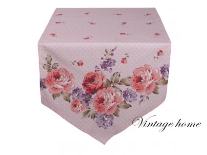 dtr65 table runner 50160 cm white pink green cotton roses rectangle tablecloth table cover