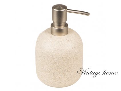 65030 soap dispenser o 8x14 cm beige