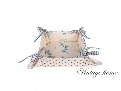 bbf47 bread basket 35x35x8 cm beige cotton blueberries square (4)