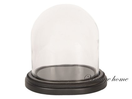 6gl2488 glass cloche 171418 cm transparent oval glass cloche