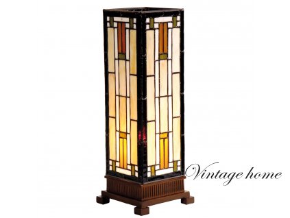 38807 stolni lampa tiffany late evening 12 5 35 cm 1x e14 max 40w