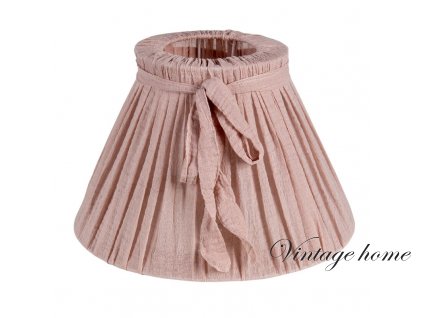 6lak0516 lampshade o 3321 cm e27 pink textile on plastic