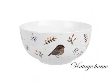 spybo soup bowl 500 ml white ceramic bird serving bowl