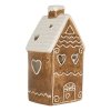 hneda vanocni keramicka chaloupka na cajovou svicku gingerbread cottage 11921